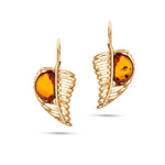 Load image into Gallery viewer, Elm Amber Earrings
